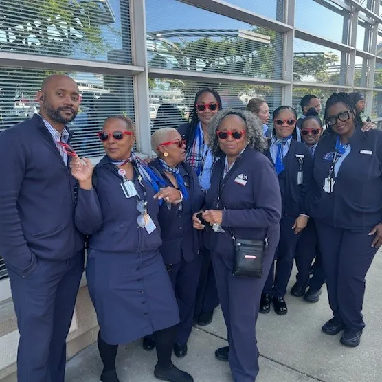 Above the Wing Local 2252 showing solidarity