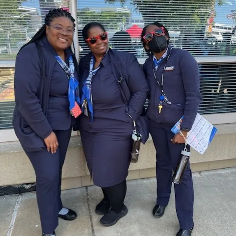 Local 2252 showing solidarity